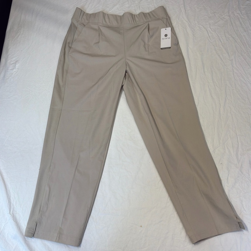 Apana Style AF4003 Size XL Silverlining Yoga Pants NWT